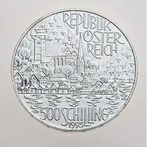 Rakousko, 500 schilling 1993, Seenregion