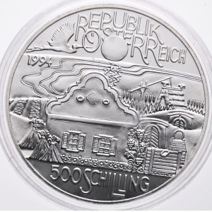 Rakousko, 500 schilling 1994, Pannonische Region