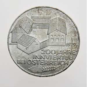 Rakousko, 100 schilling 1979, 200 Jahre Innviertel