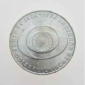 Rakousko, 50 schilling 1974, 50 Jahre Österr. Rundfunk