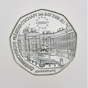 Rakousko, 5 euro 2006, Rakouské předsednictví Evropské unie