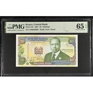 Kenya. 10 Shillings 1991