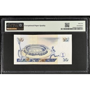 Kenya. 20 Shillings 1997 Low S/N 452