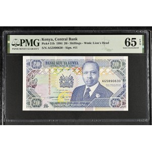 Kenya. 20 Shillings 1994