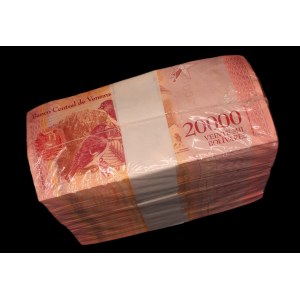 Venezuela. 20000 Bolivares 2017 Brick 10 Bundles