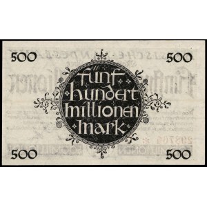 Germany. Hessen 500 Million Marks 1923