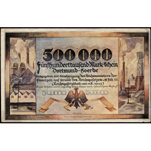 Germany. Dortmund 500000 Marks 1922