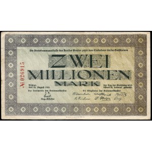 Germany. Wetzlar 2 Million Marks 1923