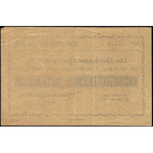 Germany. Herrnhut 100 Million Marks 1923