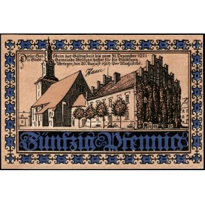Germany. Wriezen 50 Pfennig 1921