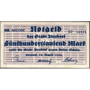 Germany. Zirndorf 500000 Marks 1923