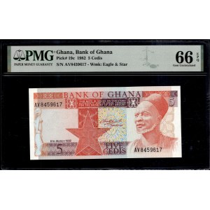 Ghana. 5 Cedis 1982