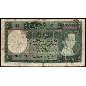 Iraq. 1/4 Dinar 1931 (1942)