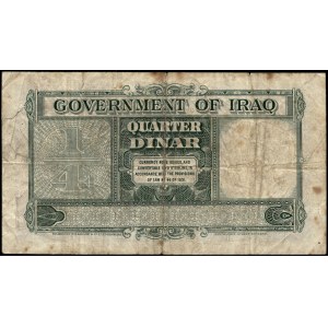 Iraq. 1/4 Dinar 1931 (1942)