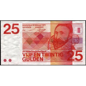 Netherlands. 25 Gulden 1971