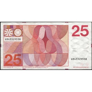 Netherlands. 25 Gulden 1971