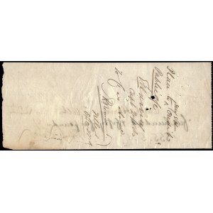 South Africa. Check Oriental Bank 555 Pounds 1878