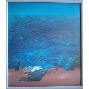 Stanisław Ryszard Kortyka (ur.1943) Błękitna elegia, 1990