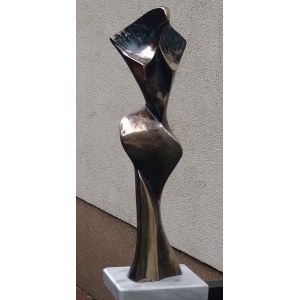 Stanislaw Wysocki (b.1949) Flower Lady, bronze sculpture, limited edition of 3 of 8, 2013