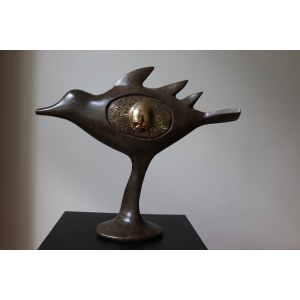 Michal Wysocki (b.1985) Golden Egg bronze sculpture, limited edition, 2010