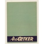 The progressive housewife uses flour from Dra. Oetker's Gustin - Advertising brochure with recipes for various dishes for which the advertised flour can be used