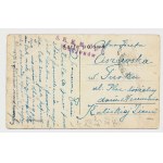 Postkarte / Explosion von Giftminen / Legionen / Nakł. Reluton