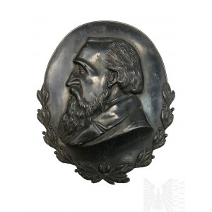 XIX Wiek - Polska Plakieta Józef Kraszewski (1812-1887)