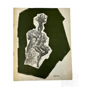 Francja, Paryż, 1949 r. - Program Występów Katherine Dunham; Na Okładce Grafika Paula Colin (1892-1985)