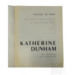 Francja, Paryż, 1949 r. - Program Występów Katherine Dunham; Na Okładce Grafika Paula Colin (1892-1985)