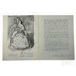Francja, Paryż, 1949 r. - Program Występów Katherine Dunham; Na Okładce Grafika Paula Colin (1892-1985)