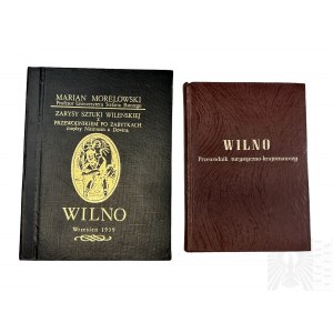 Dwie Książki: Juliusz Kłos “Wilno : przewodnik krajoznawczy”, Gdańska Oficyna Wydawnicza : Towarzystwo Miłośników Wilna i Ziemi Wileńskiej, 1991 r. (Reprint Wydania z 1937 r., 1991 r.); Marian Morelowski, “Zarysy sztuki wileńskiej z przewodnikiem po zabyt