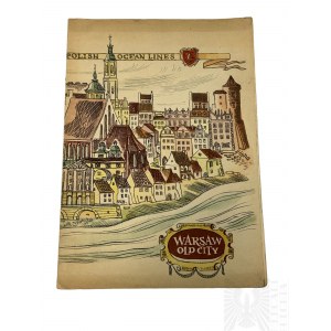 PRL, 1957 r. - Karta Menu Pokładowego Polish Ocean Lines, MS “Batory”, Klasa Turystyczna