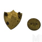 II RP - Destrukty Wpinek: Służyć Bogu Służąc Ojczyźnie, Fragment Odznaki Związku Byłych Ochotników Armii Polskiej - 1914-1921