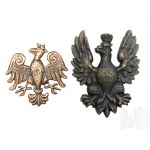 Kolekcja Metalowych Patriotycznych Polskich Orłów (Głównie Mosiężnych) , Różne Wzory