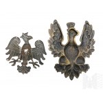 Kolekcja Metalowych Patriotycznych Polskich Orłów (Głównie Mosiężnych) , Różne Wzory