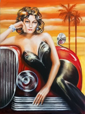 Rafał Mruszczak, Red car, 2024