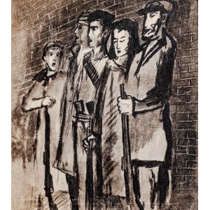 Zdzisław Lachur, Strażnicy z cyklu Getto, 1953