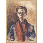 Zdzisław Kraśnik, Portret młodego mężczyzny, 1955