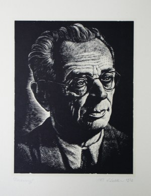 Paweł Steller(1895-1974),Gustaw Morcinek,1952