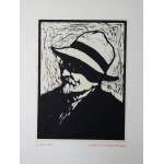 Edward Czerwiński(1892-1966),Portret Leona Wyczółkowskiego,1936