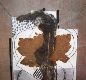 Pablo Picasso(1881-1973),Collage z liśćmi,sznurkiem i gitarą,1926