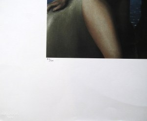 Rene Magritte(1898-1967),Akt z gołębiem