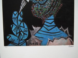 Pablo Picasso(1881-1973),Mężczyzna w słomkowym kapeluszu,1938