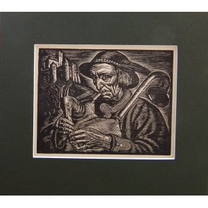 Władysław Skoczylas(1883-1934),Dudzarz from the series Legends of the Tatra Mountains