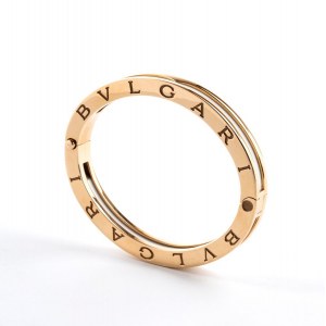 BULGARI, BULGARI B.zero1 collection: rigid gold and ceramic bracelet