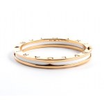 BULGARI, BULGARI B.zero1 collection: rigid gold and ceramic bracelet