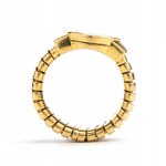 BULGARI, BULGARI TUBOGAS Collection: onyx gold ring