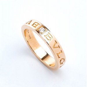 BULGARI, BULGARI B.zero1 ESSENTIAL collection: diamond gold ring