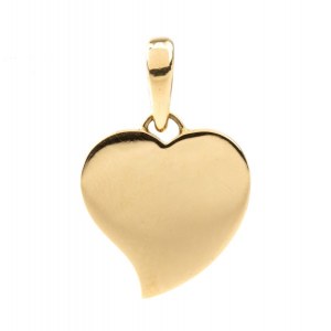 BULGARI, BULGARI Heart shape gold pendant
