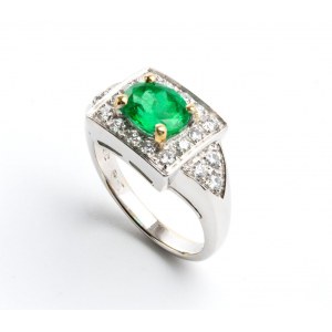 Emerald diamond gold bring